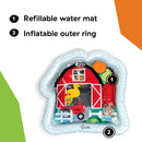 Baby Einstein Cal's Sensory Barn Tummy Time Water Mat
