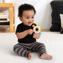 [2-Pack] Baby Einstein Soothe & Explore Silicone & Wood Teether Toy