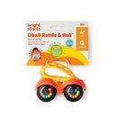 [2 Pack] Bright Starts Rattle & Roll Buggie Toy - 2 Colors