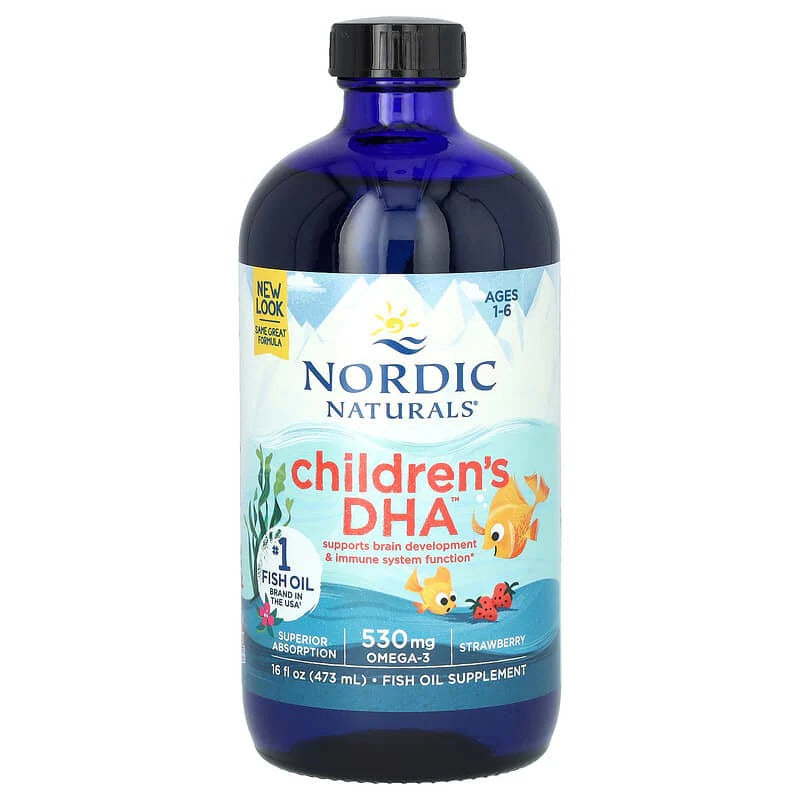 Nordic Naturals Children's DHA Arctic Cod Liver Oil - Strawberry,473 ml. Exp: 11/27