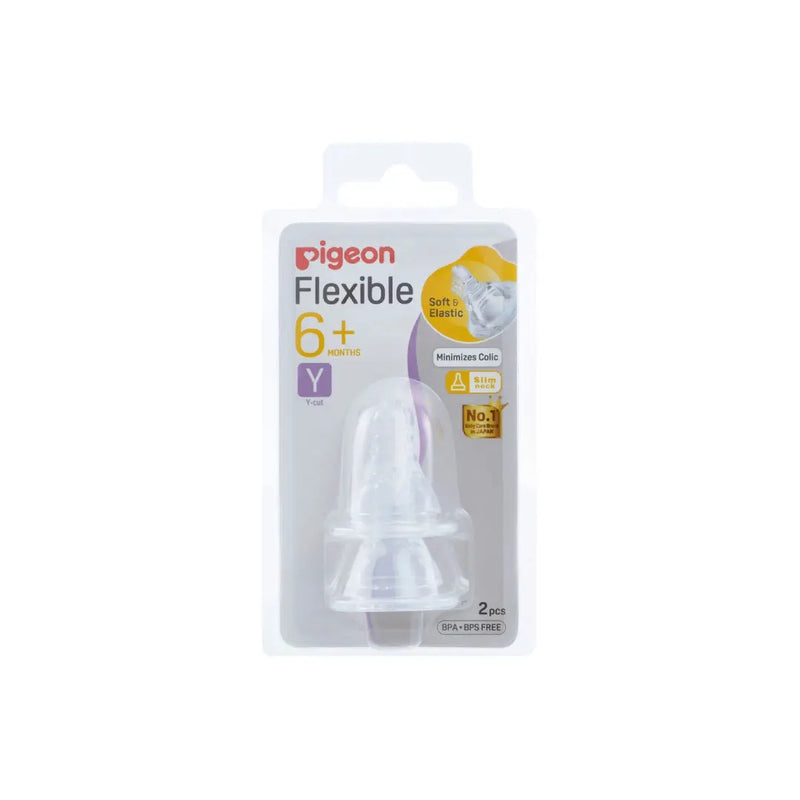 Pigeon Flexible Peristaltic Nipple Blister Pack 2pcs/Set (Y)