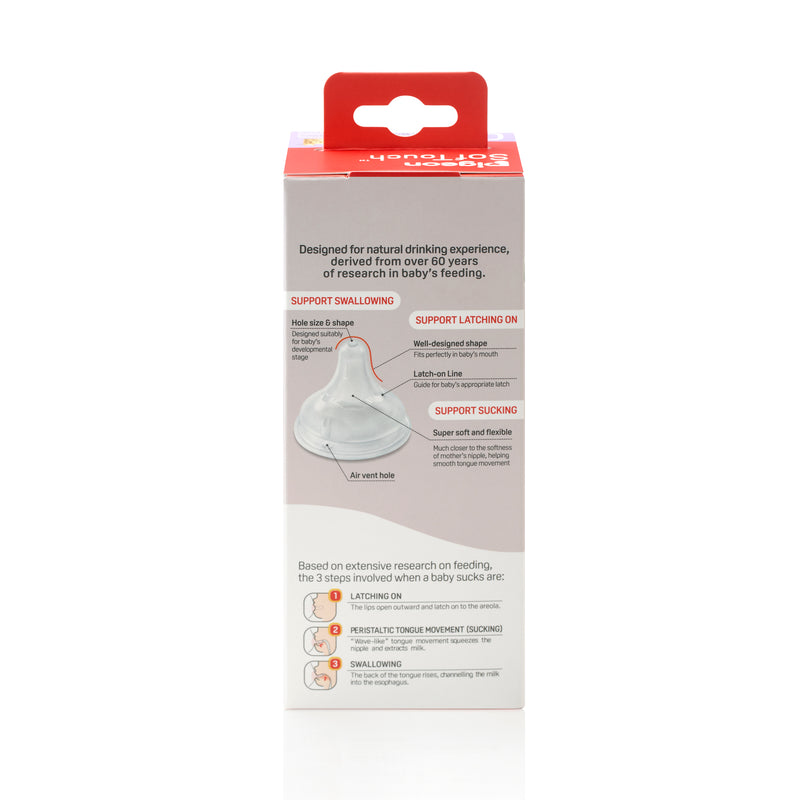 Pigeon Softouch 3 T-Ester Nursing Bottle - Logo 200Ml