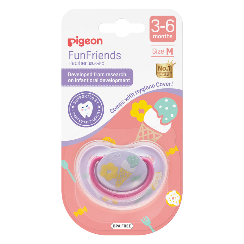 [2-PK] Pigeon Funfriends Pacifier Ice-cream (EN)-(M)