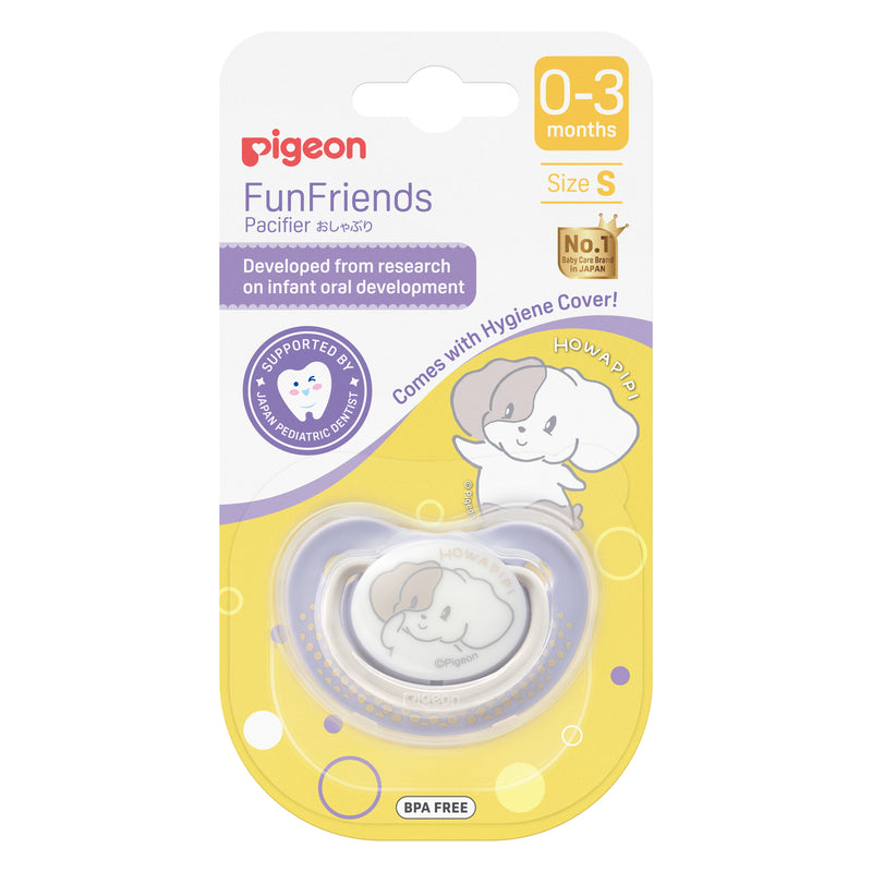 [2-PK] Pigeon Funfriends Pacifier Howapipi - (Size-S/M/L)