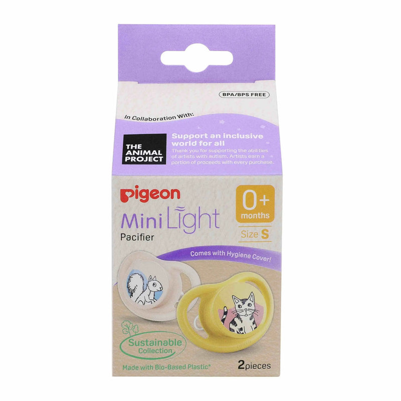 Pigeon MiniLight Pacifier Sustainable Collection BPP (2pc)(EN/ID) - 3 Sizes