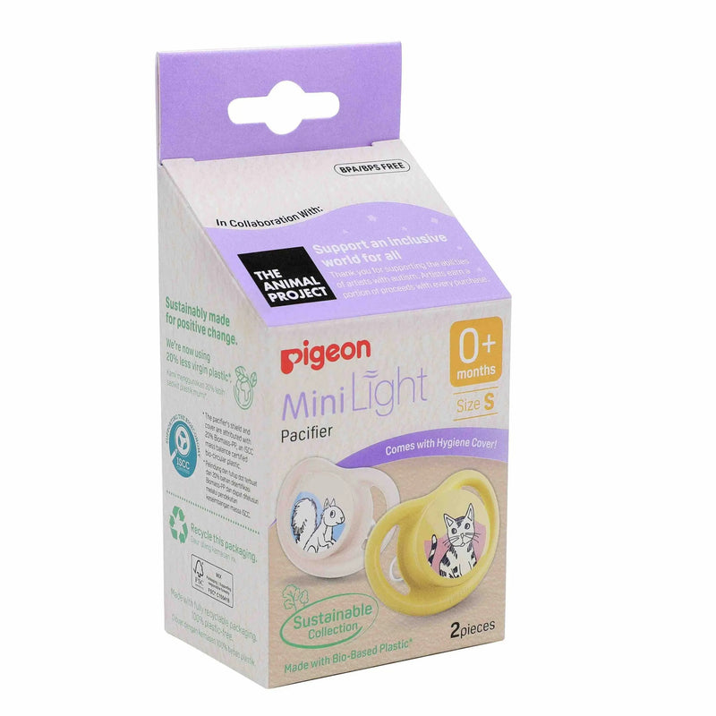 Pigeon MiniLight Pacifier Sustainable Collection BPP (2pc)(EN/ID) - 3 Sizes