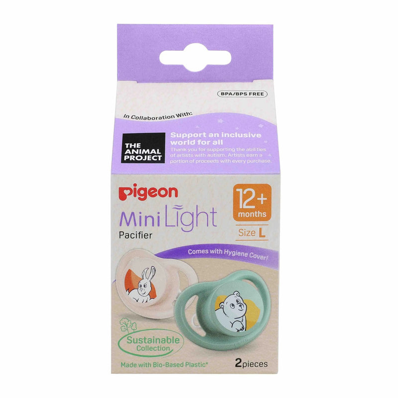 Pigeon MiniLight Pacifier Sustainable Collection BPP (2pc)(EN/ID) - 3 Sizes