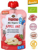 [Exp: 11/25] (Bundle of 6) Holle Organic Pouch - Apple Ant - Apple with Banana and Pear 100g - From 6 Months