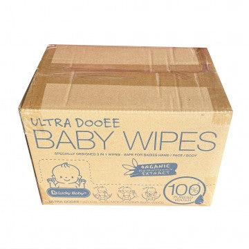 Lucky Baby Ultra Dooee Natural Aloe Moisturizing Wipes (Carton)