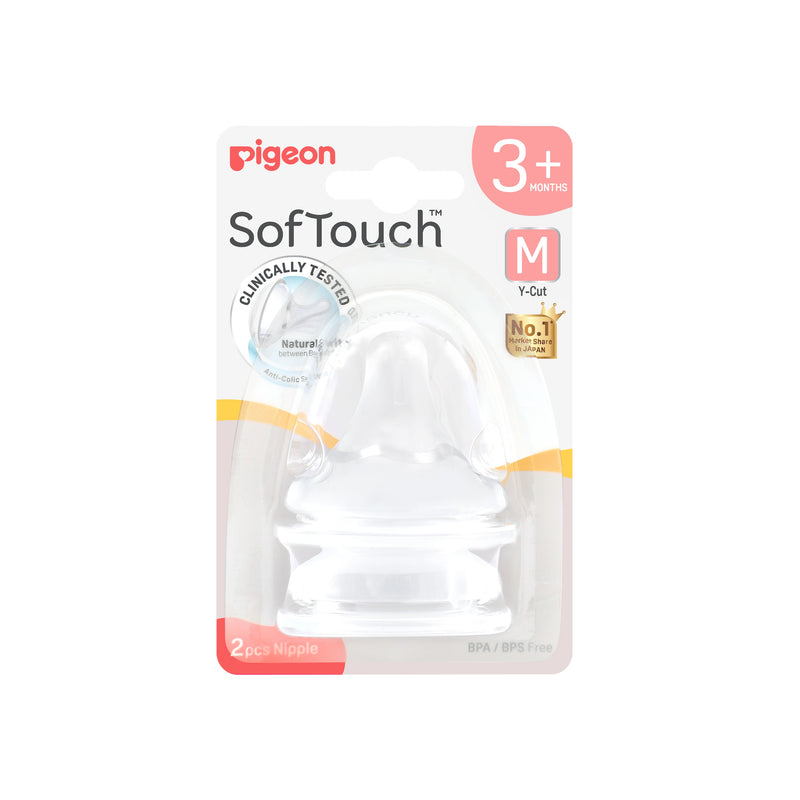 Pigeon Softouch Nipple 2Pc - M