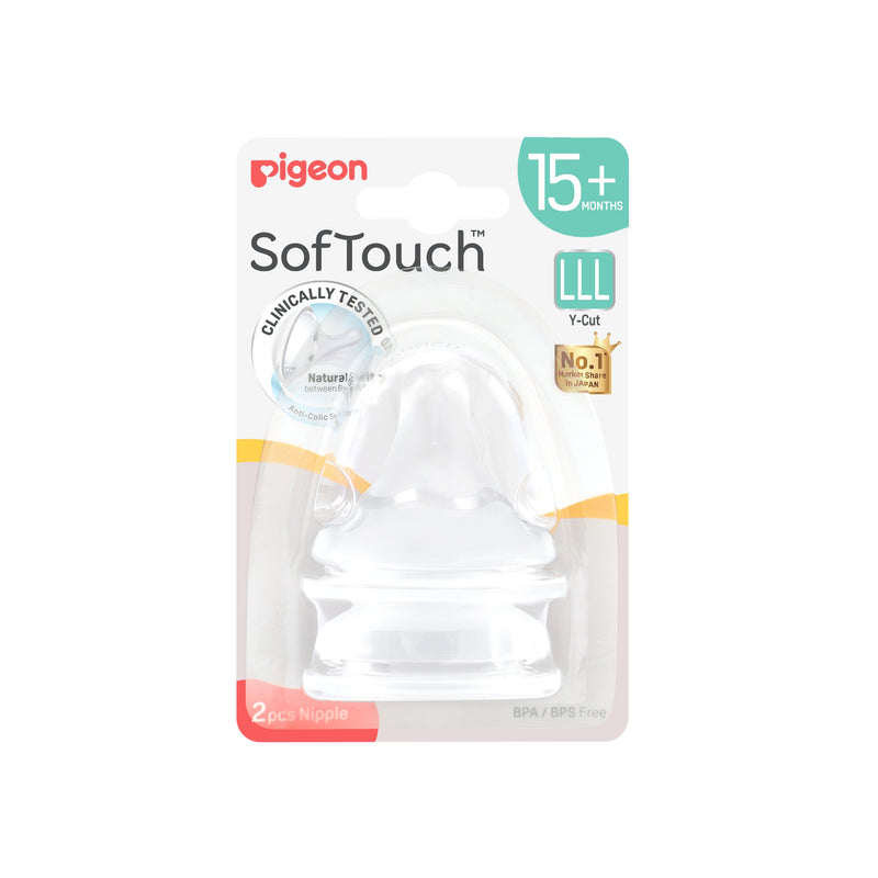 Pigeon Softouch Nipple 2Pc - LLL