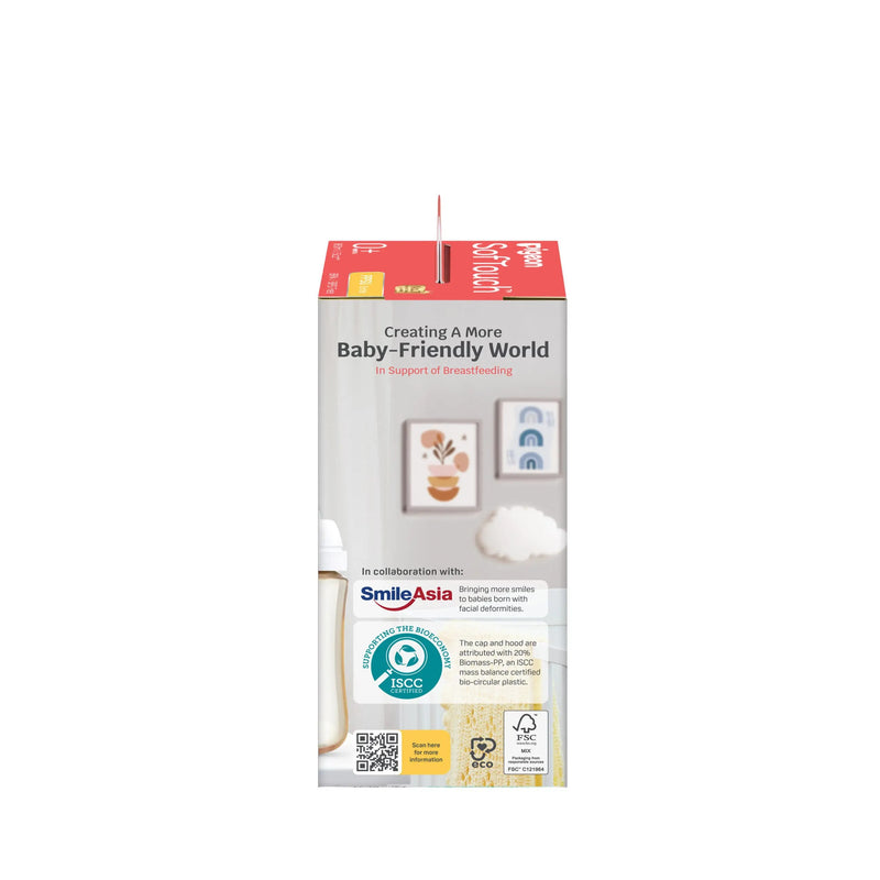 Pigeon Softouch Bpp Nursing Bottle Ppsu Twin Pack Logo - 160ml