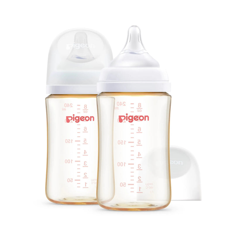 Pigeon Softouch Bpp Nursing Bottle Ppsu Twin Pack Logo - 240ml