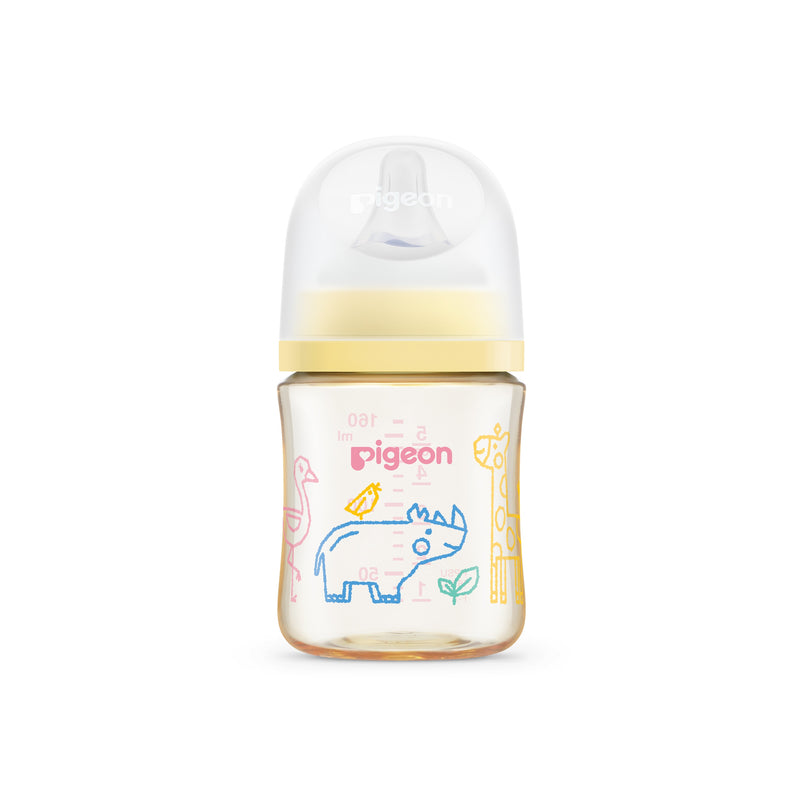 Pigeon Softouch Bpp Nursing Bottle Ppsu Safari Doodles - 160Ml