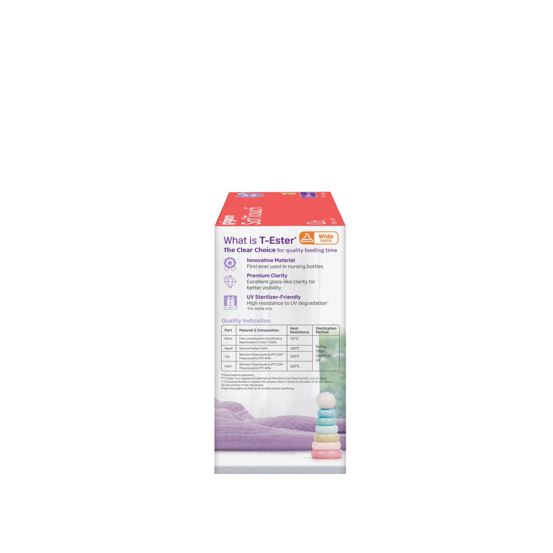 Pigeon Softouch Bpp Nursing Bottle T-Ester Twin Pack Logo - 240ml