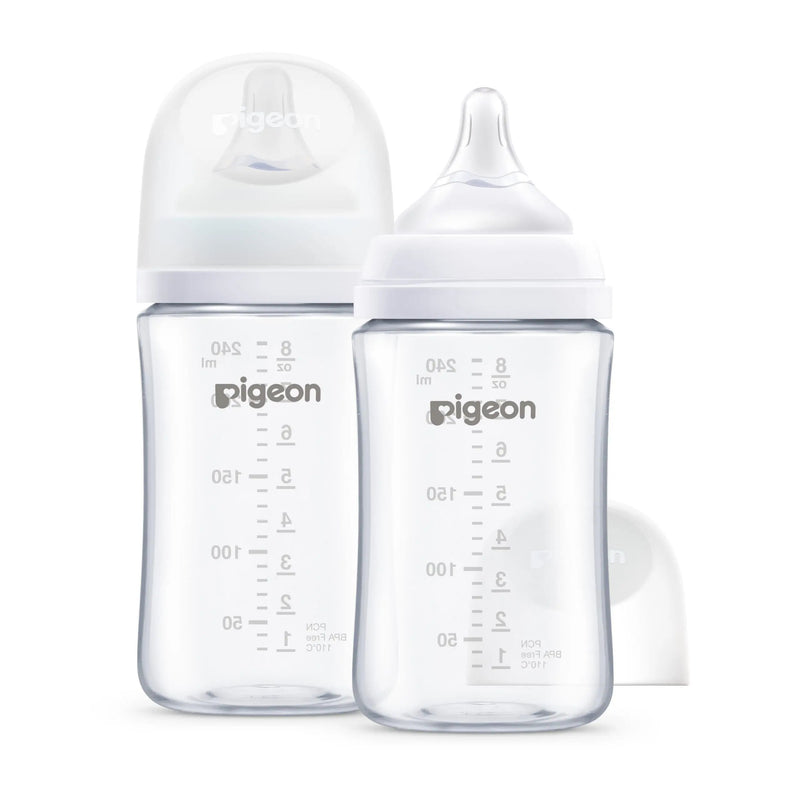 Pigeon Softouch Bpp Nursing Bottle T-Ester Twin Pack Logo - 240ml