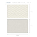 [1 yr local warranty] Parklon LaPure Herringbone Rug (L15) Size : 2100 x 1400 x 15mm - ETA End Jan