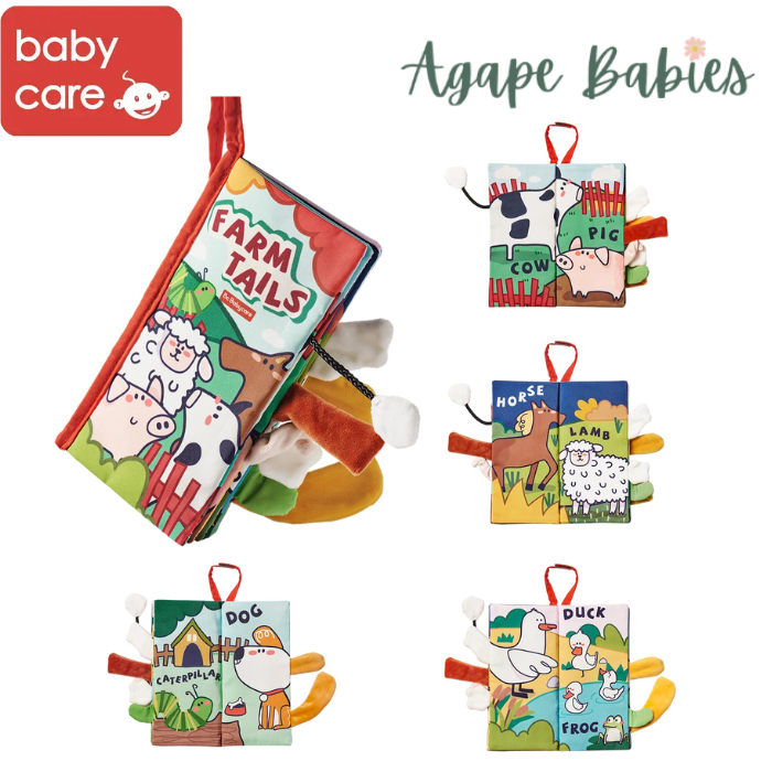 Babycare Animal Tails Cloth Book (Farm Tails)