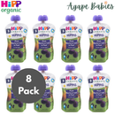 [8-Pack] Hipp Organic Plum Blackcurrant in Pear 100g