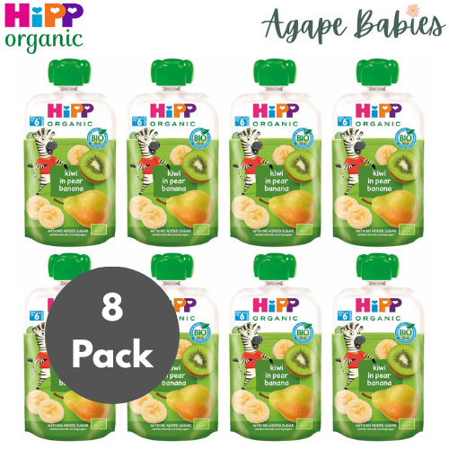 [8-Pack] Hipp Organic Kiwi in Pear Banana 100g