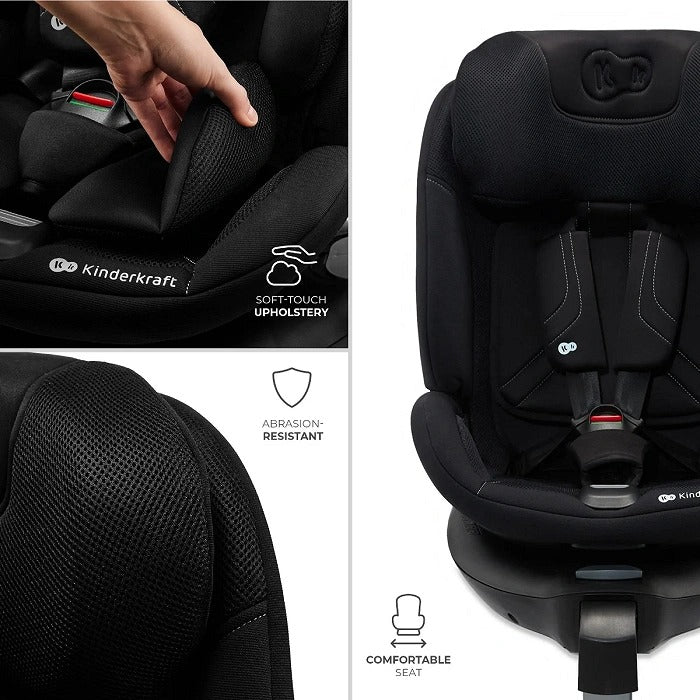 Kinderkraft Car Seat, Xrider 2 I-Size - Black