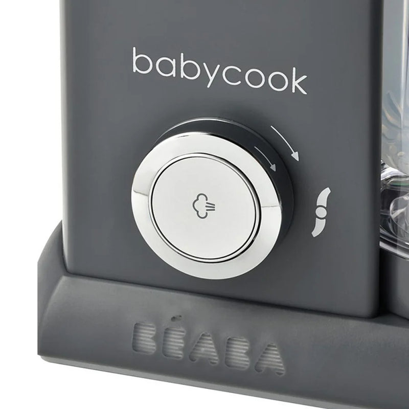 Beaba Babycook Solo Baby Food Processor - Dark Grey Bundle