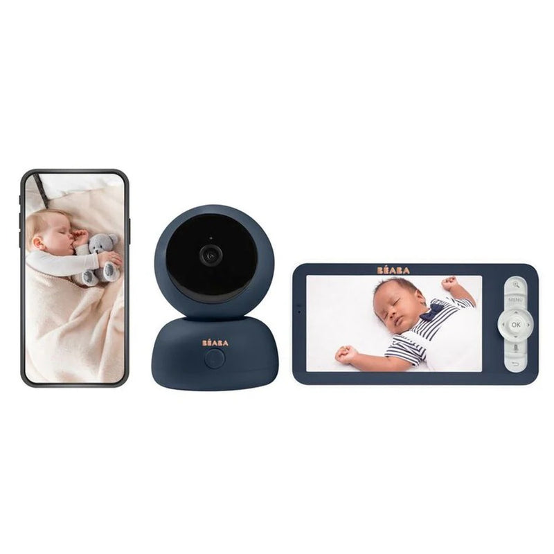 [2 yr local warranty] Beaba Video Baby Monitor Zen Premium - Night Blue
