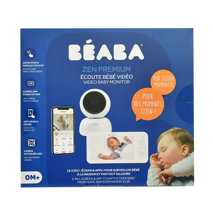 Beaba Zen Premium Video Baby Monitor - White