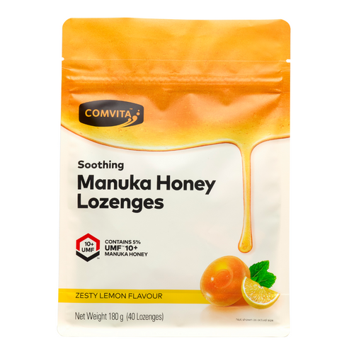 Comvita Manuka Honey Lozenges - Lemon & Honey, 40s