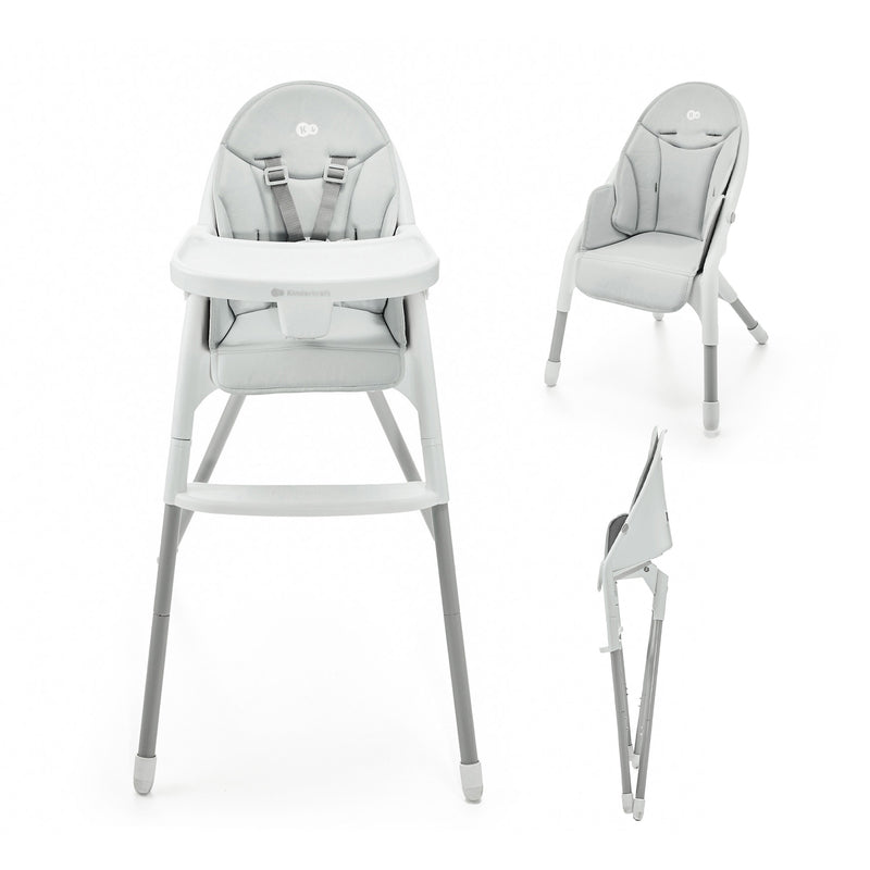Kinderkraft High Chair Dinnly - Grey