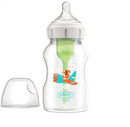 [2-PK ] Dr. Brown’s 11 oz/330 mL PP W-N Options+ Baby Bottle w/ L2 Nipple 1-Pack - 2 Design