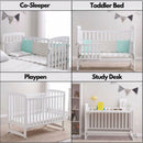 Palette Box  Dreamer Plus 10-in-1 Convertible Baby Cot + TSL Premium Mattress - 2 Colors (Bundle Pack)