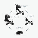 smarTrike Traveler 4 In 1 Convertible Stroller - 4 Colors