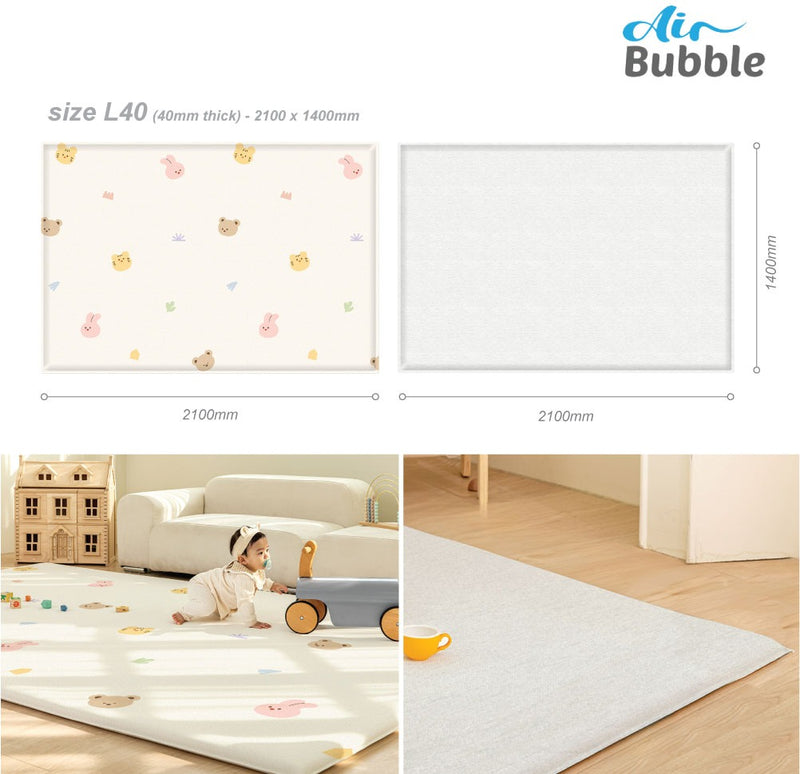 Parklon Air Bubble Coco Bear Friends (L40) Size: 2100 x 1400 x 40mm