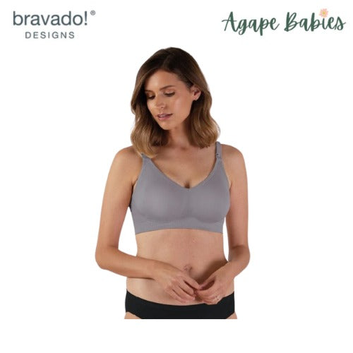 Bravado Designs Body Silk Seamless Nursing Bra - Sustainable - Silver Belle