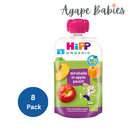 [8 Pack] Hipp Organic Mirabelle In Apple Peach Pouch Gluten Free - 100g