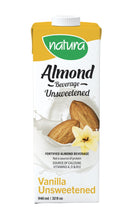 Natur-a Enriched Almond Beverage - Vanilla Unsweetened 946 ml ( Bundle Of 12 Packs ) Exp: 03/26