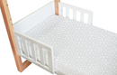 (1 yr warranty) Babyhood Classic Curve Cot  4 In 1 White + Breath Eze Cot Mat - (Bundle Pack)