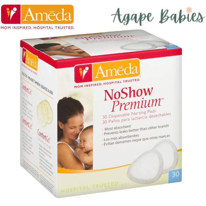 Ameda NoShow 30 Premium Disposable Nursing Pads