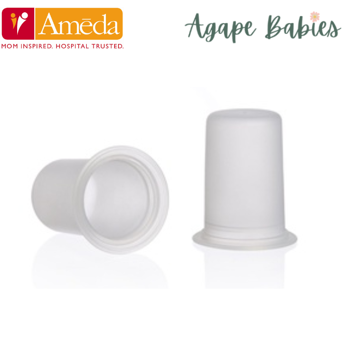 Ameda Adapter Cap, White, for Breastshell PC & PP