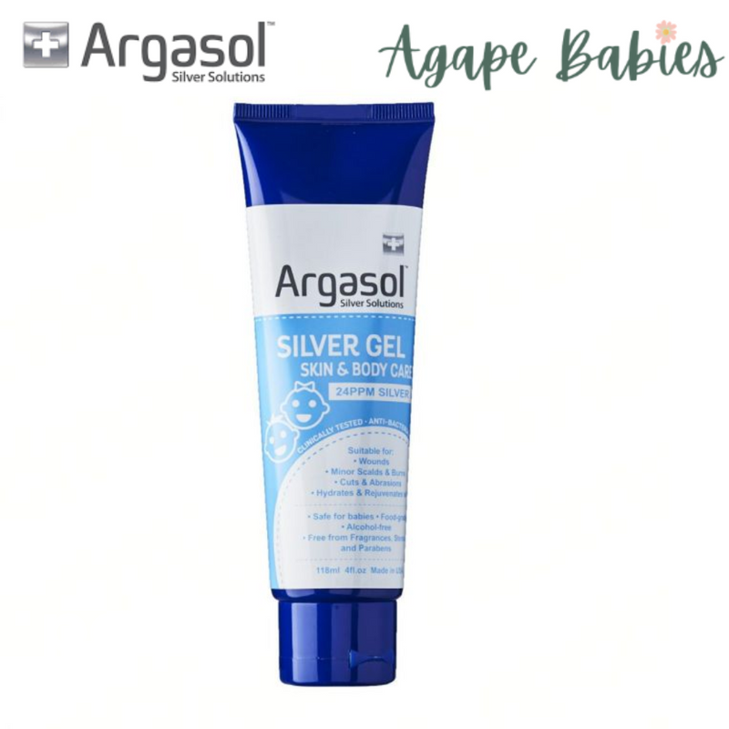 Argasol Kids Anti Bacterial Silver Gel For Skin & Body Care (118ml) Exp: 03/26