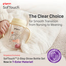 Pigeon SofTouch BPP 2-Step Straw Bottle Set T-ester Ocean (240ml)