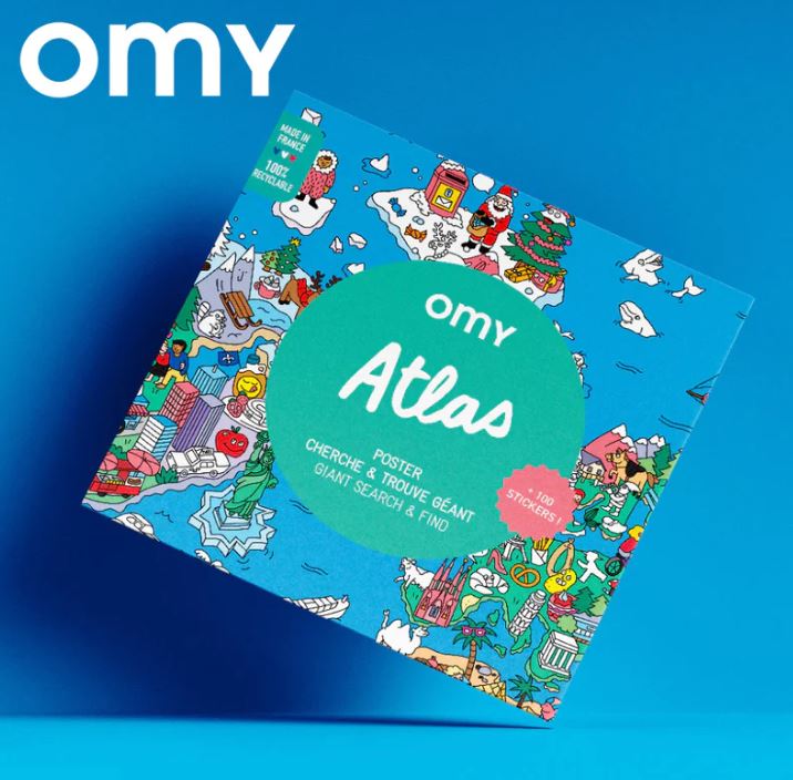 OMY Giant Poster & Stickers (100 X 70cm) - 4 Designs