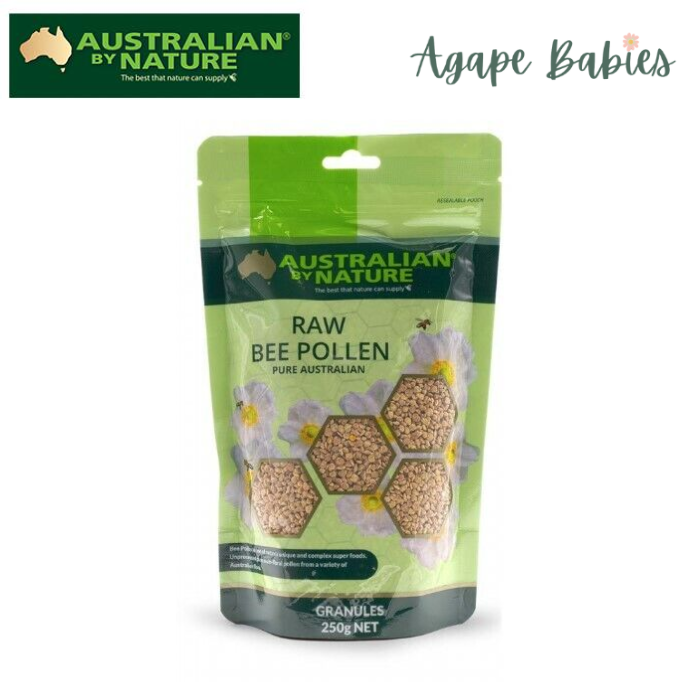 Australian By Nature Raw Bee Pollen Granules, 250 g