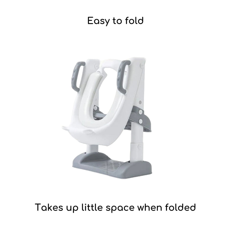 Bonbijou Training Potty Seat With Foldable Step Ladder