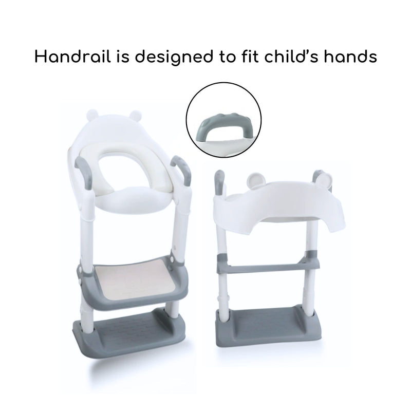 Bonbijou Training Potty Seat With Foldable Step Ladder