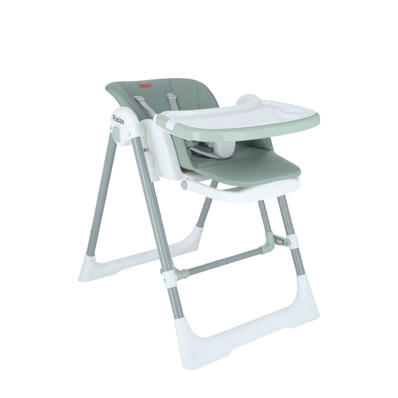 Bonbijou Relax 2-In-1 High Chair With Swing - Green