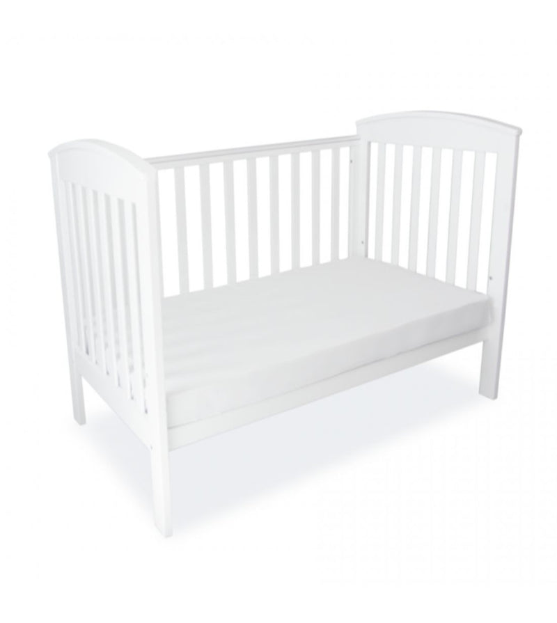 Babyhood Classic Curve Cot  4 In 1 (White) (1 yr warranty)
