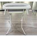 Bonbijou EasyFold Baby Bath Tub & Stand - White / Blue