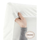 BabyBjorn Fitted Sheet for Travel Cot Light White